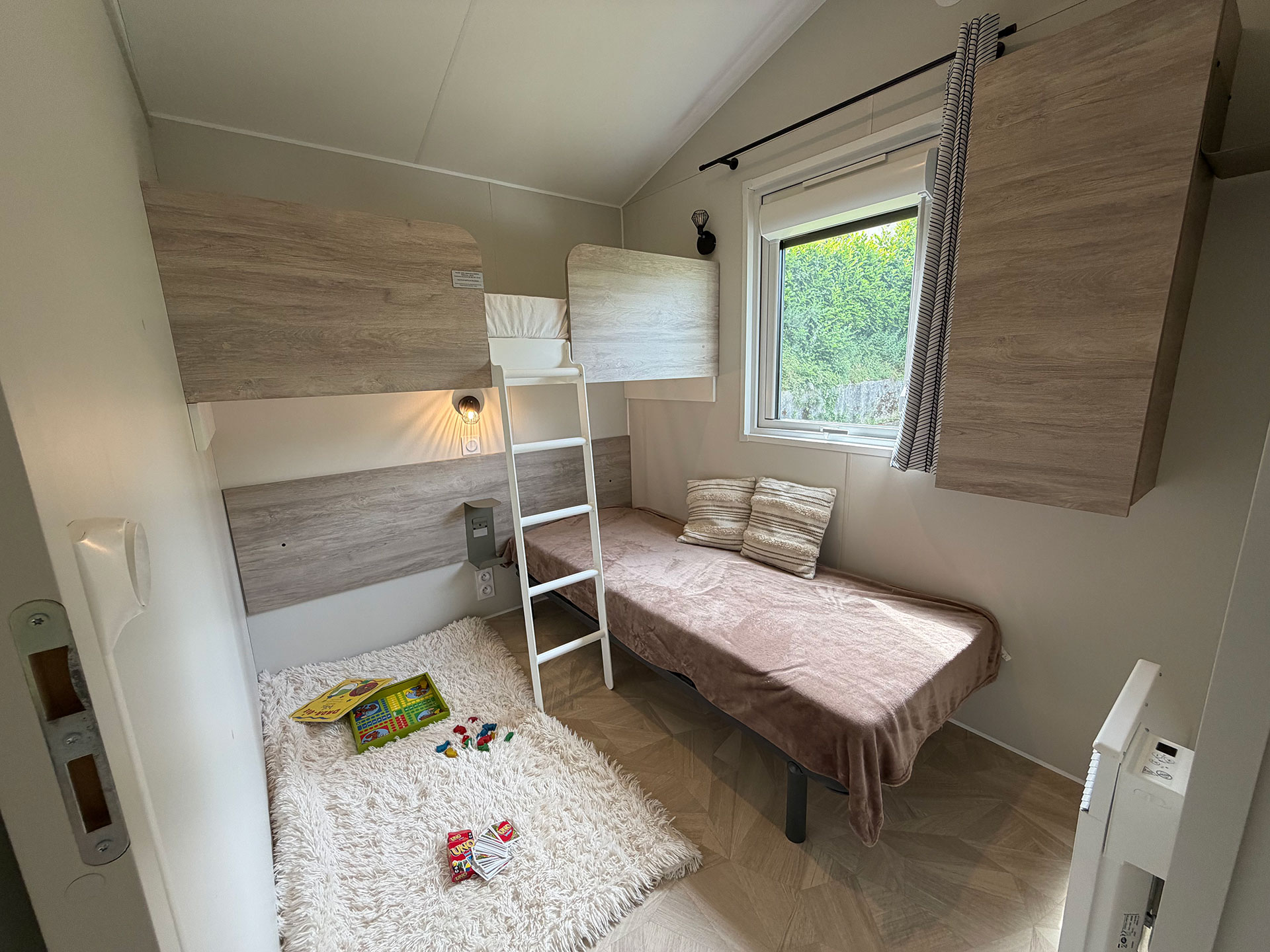 Intérieur mobile-home Bergame