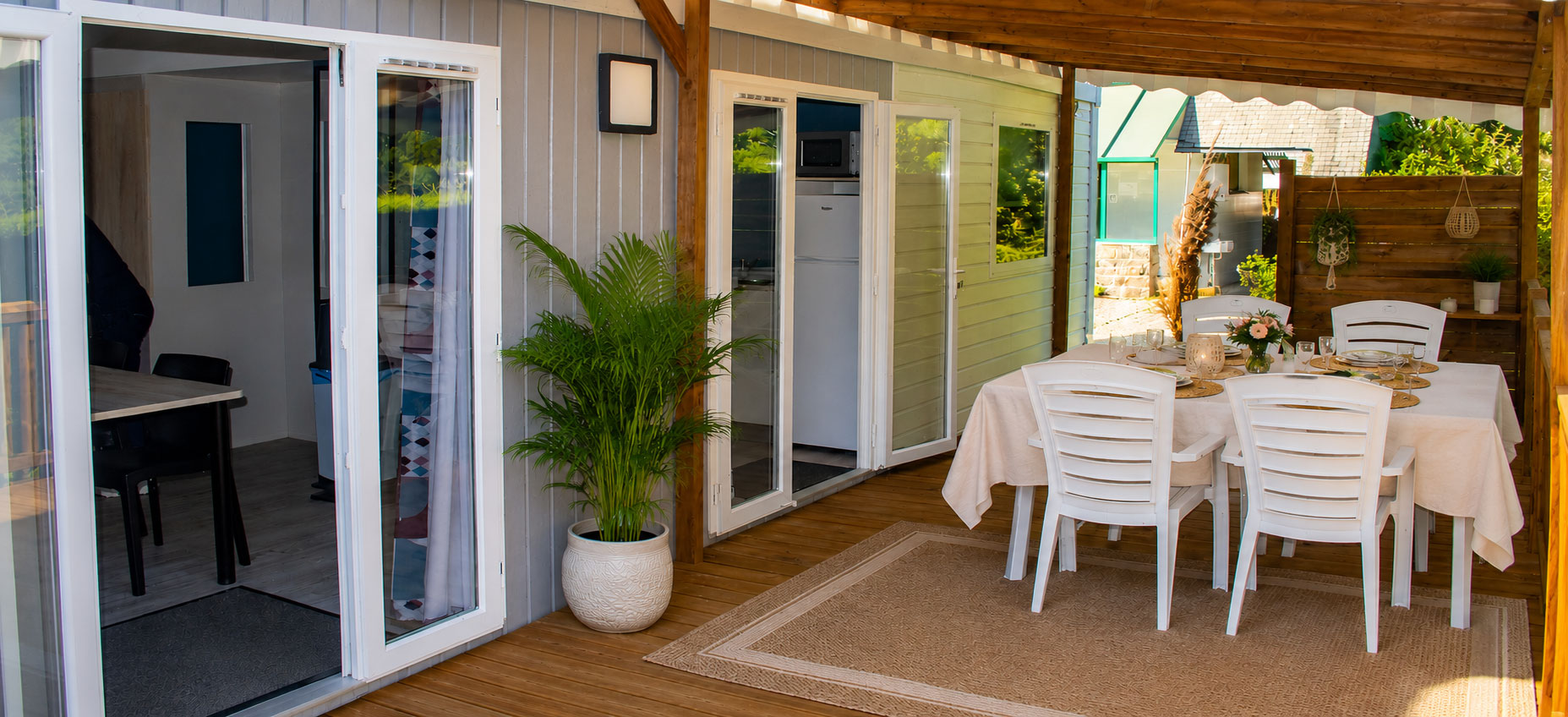 Extérieur mobile-home Caraibes