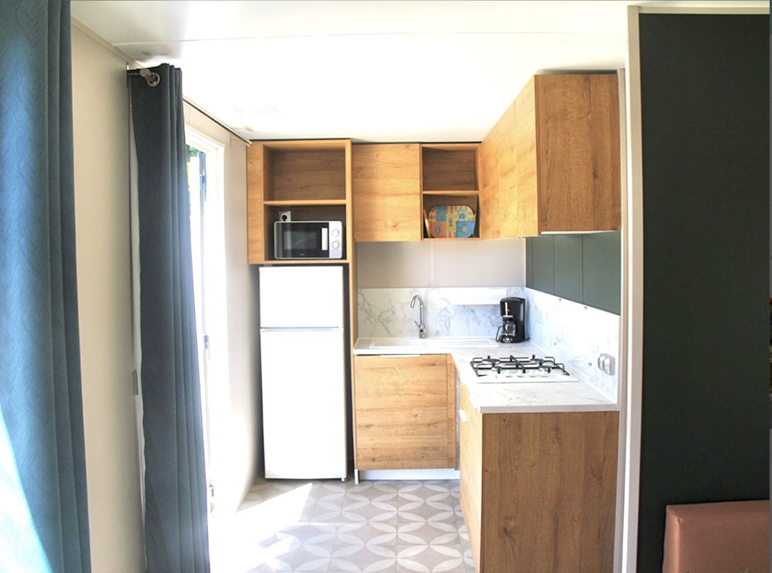 Extérieur mobile-home COTE JARDIN