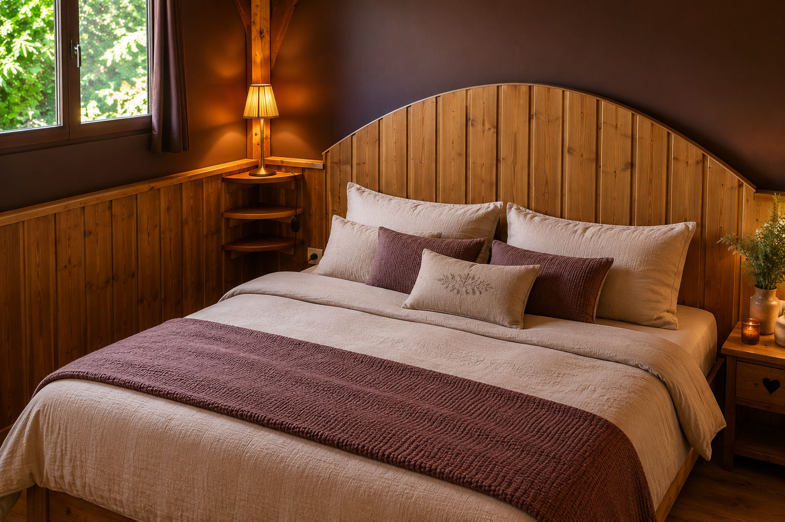 Chambre Tente en bois