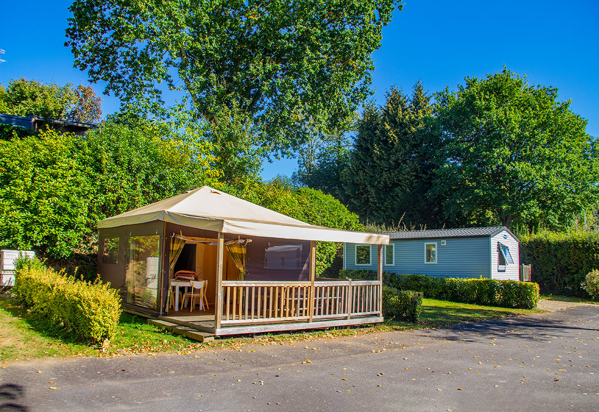 Mobile-home Tente en Bois